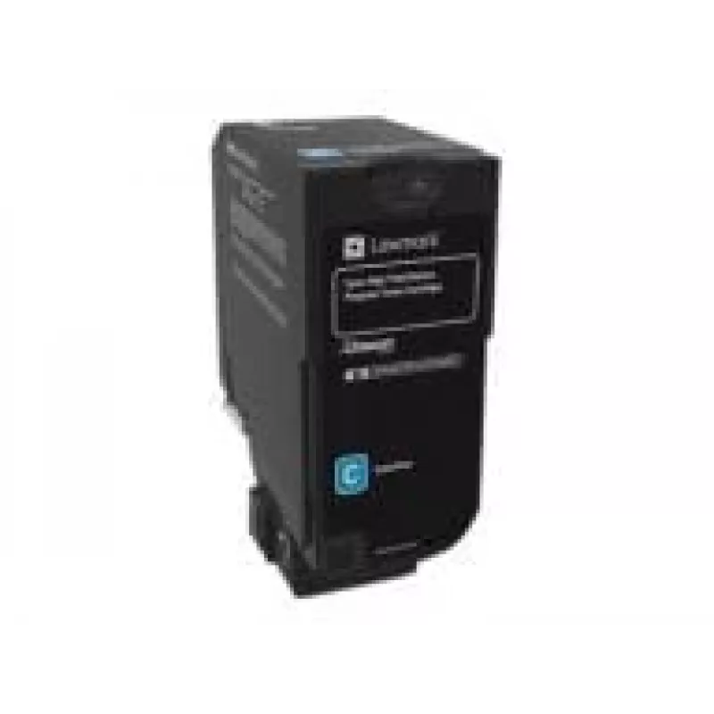 Toner Lexmark RETURN-Tonerkartusche Cyan 74C2HC0 3000 Seiten