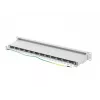 Patchpanel 1U LANBERG PPS7-1024-S – 24-Port, Cat7, F/UTP, Metall, 1U (445×102×44,5 mm)