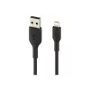 BELKIN PVC USB-KABEL USB-A - LIGHTNING, 1M, SCHWARZ