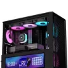 Corsair FRAME 4000D LCD RS PC-Gehäuse, Midi-Tower, ATX, ARGB, gehärtetes Glas - schwarz