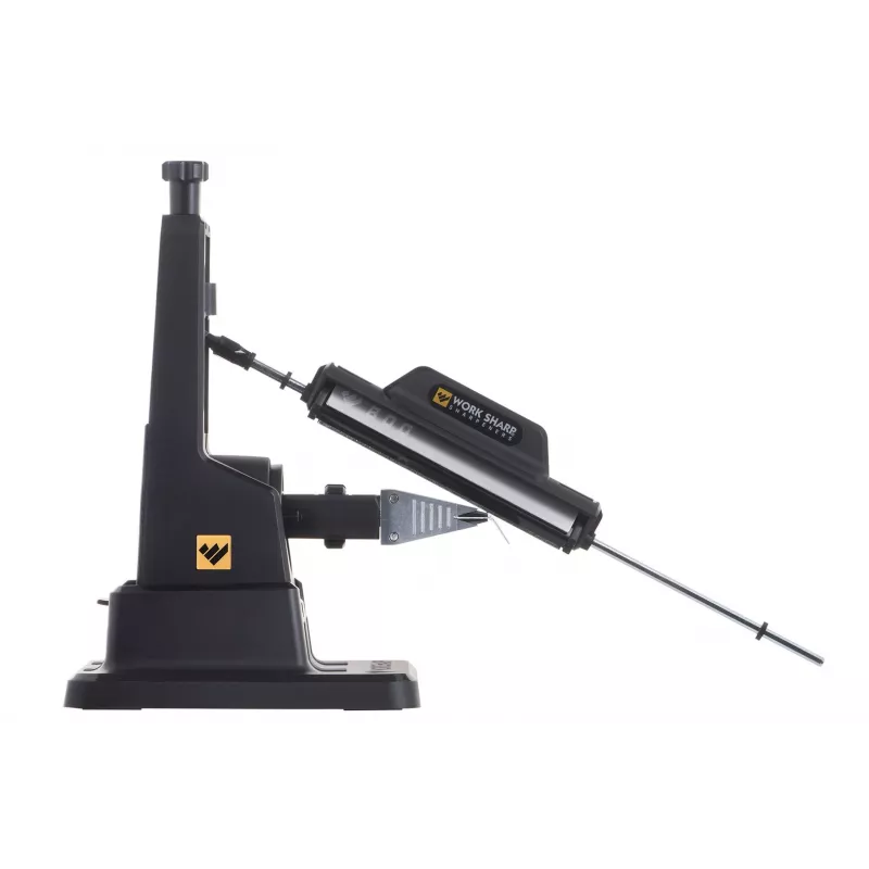 Messerschärfer Work Sharp Precision Adjust 09DX164 einstellbarer Winkel mit Keramik-Abziehstab, Diamantplatten, schwarz, 243,8×165,1×143,3 mm