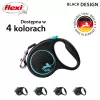 Flexi Automatic Leine Schwarz Design S 5 m, Blau