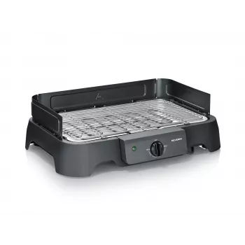 SEVERIN Tisch-Elektrogrill PG 8593, 2000 W, rechteckiger Rost, schwarz
