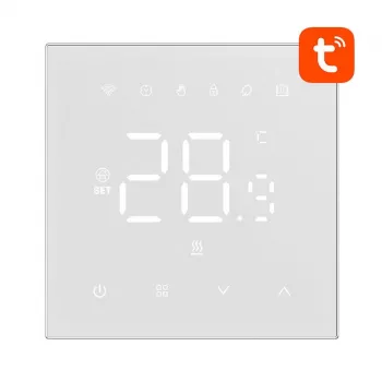 Intelligenter Thermostat Avatto WT410-BH-3A-W WiFi für Gaskessel, programmierbar, Wi‑Fi-Konnektivität