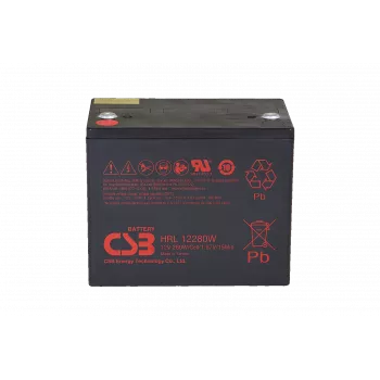 CSB Battery Akku 12V 6Ah 25W Pb F2 | HRL1225W