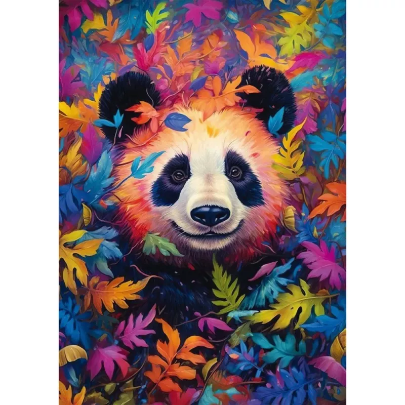 Pandabär im Regenbogenwald, Puzzle 1000 Teile