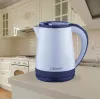 Wasserkocher Maestro MR-037 1,2 L 1630 W Edelstahl, blau, 360°-Basis