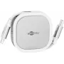 Wentronic goobay Selbstaufrollendes USB-C-Kabel weiß/si 15W im robusten Gehäuse - Kabel - Digital/Daten (77425)