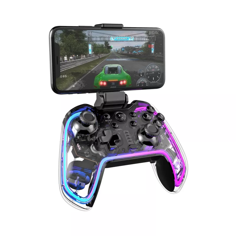 Gamecontroller White Shark GPW-8040 RGB Wireless Bluetooth, Modell PRAETORIAN