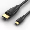 Vention USB-C auf DisplayPort 8K Kabel 2 m, USB Typ-C auf DP, Schwarz