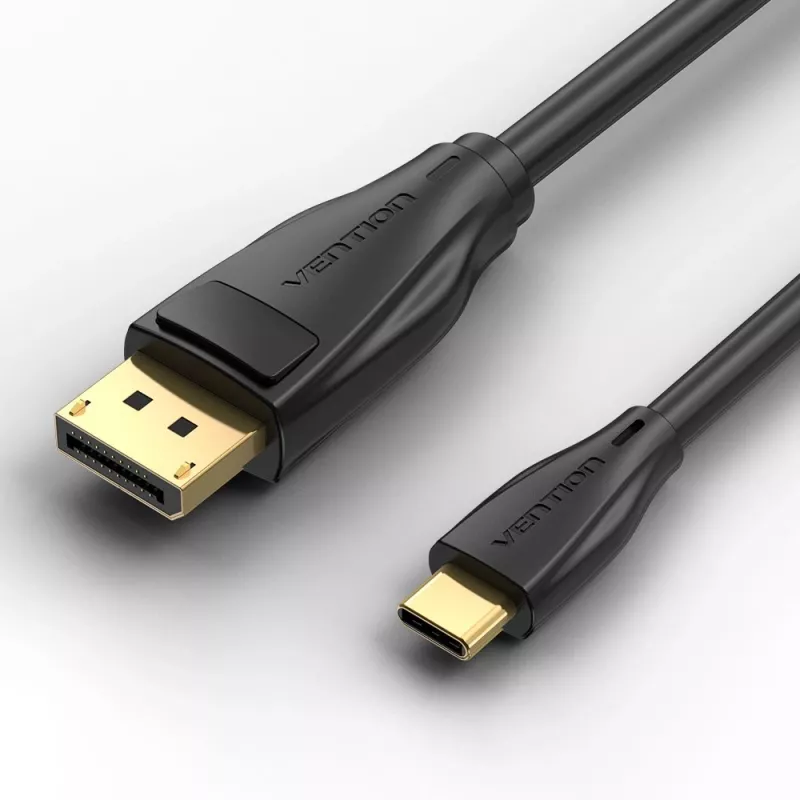Vention USB-C auf DisplayPort 8K Kabel 2 m, USB Typ-C auf DP, Schwarz