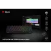 Mechanische Gaming-Tastatur SAVIO SchwarzOUT X2 BROWN 61-Tasten 60% USB QWERTY RGB Outemu Brown