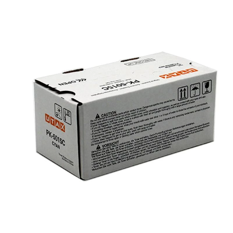 Utax 1T02R7CUT0/PK-5015C Toner-Kit Cyan. 3K Seiten ISO/IEC 19752 für TA