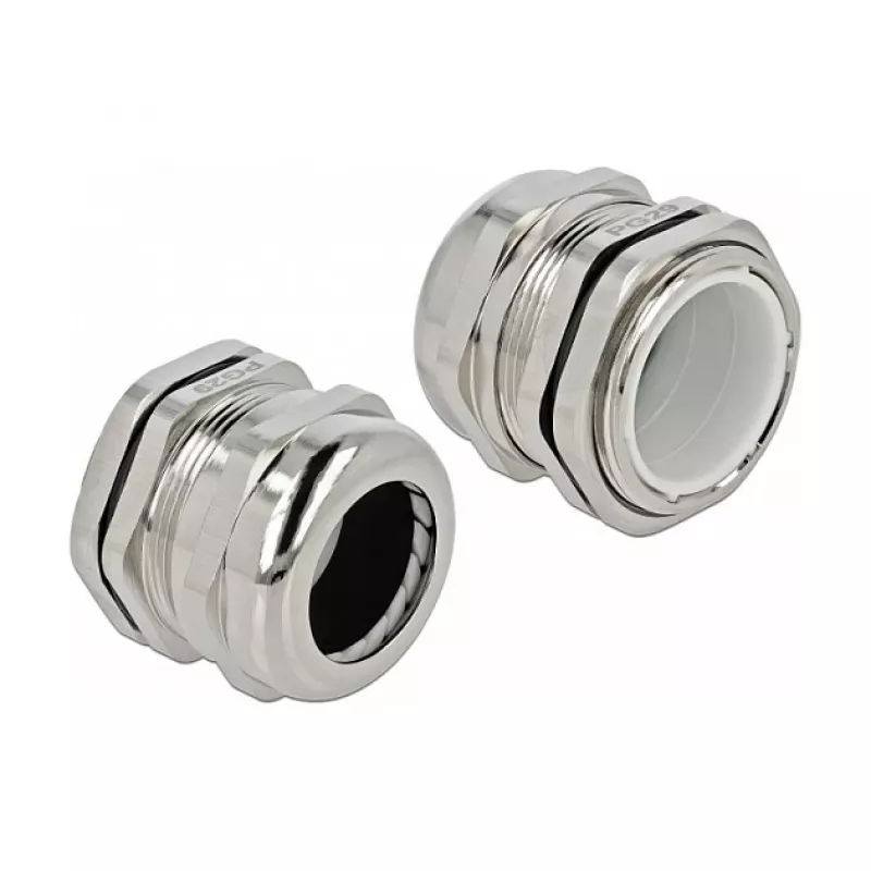 Kabelverschraubung DeLOCK 60283 Silber Messing