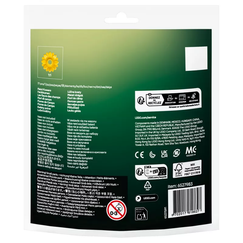30701 Botanicals Feldblumen, Konstruktionsspielzeug