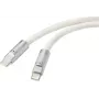 Renkforce USB-C® Kabel USB 2.0 USB-C® Stecker, USB-C® Stecker 0,50 m Weiß RF-6056874 (RF-6056874)