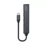 USB 3.0 4-Port Schnittstellen-Hub SAVIO AK-71 mit USB-C Host, 5000 Mbit/s, 2 Jahre Garantie