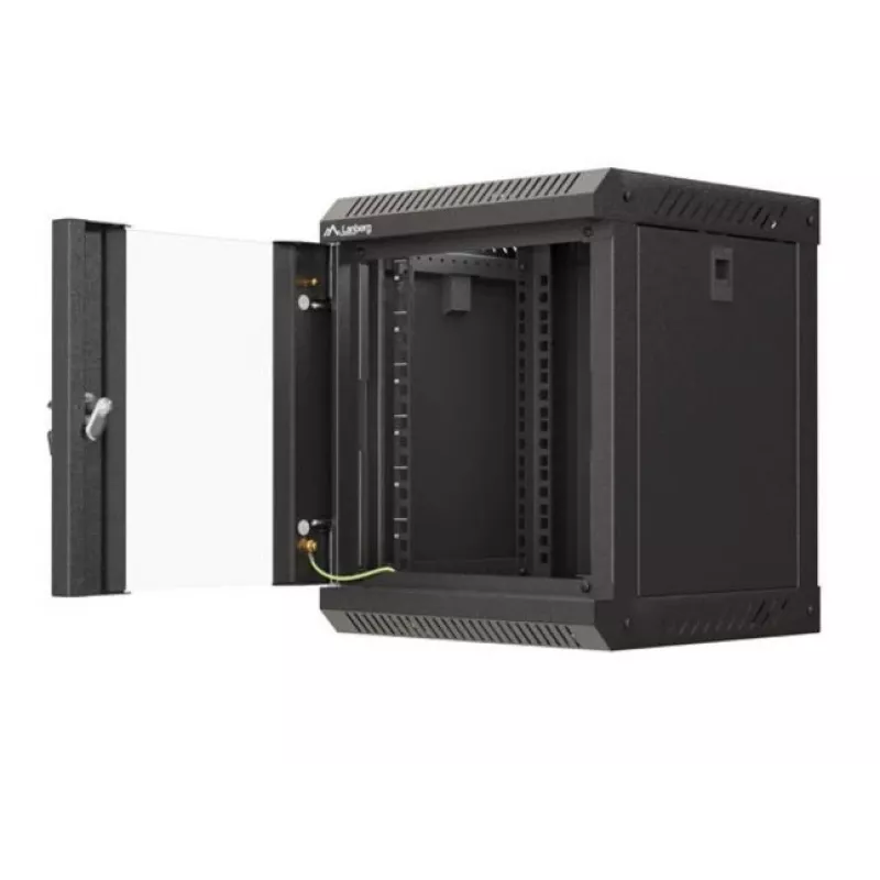 Wandmontage-Rack Lanberg WF11-3306-10B 6U Schwarz 30 kg Kapazität