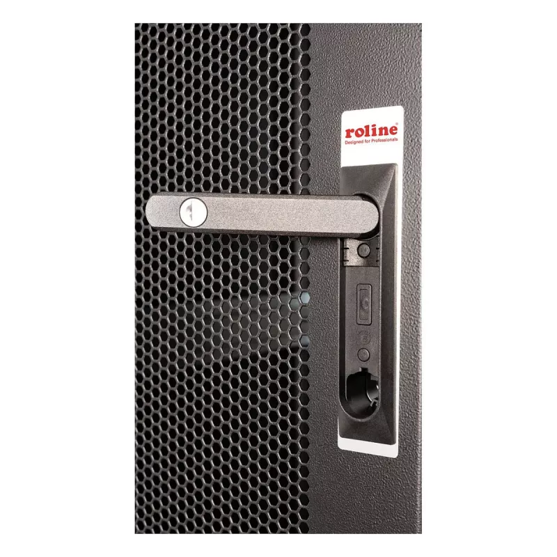 ROLINE 19-Zoll Serverschrank Basic 26 HE, 600x1000 BxT perforiert schwarz