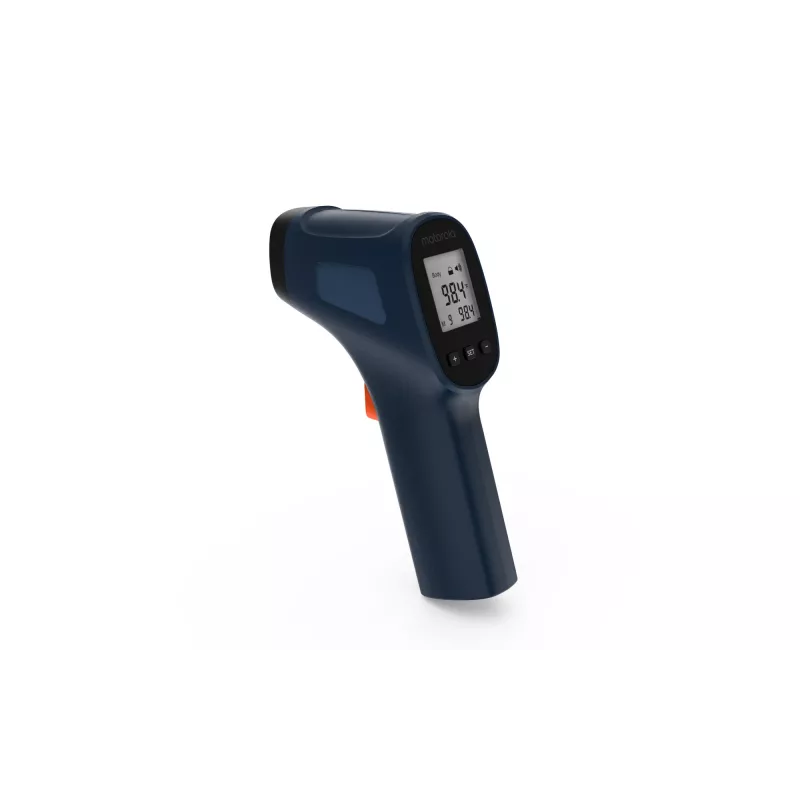 Berührungsloses Thermometer Motorola TE-93 Blau Stirn AA-Batterie