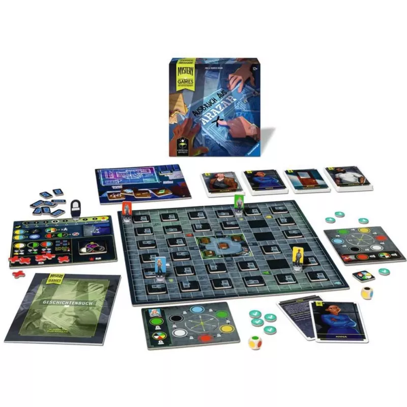 Mystery Games - Die Flucht aus Arazar, Brettspiel