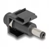 DeLOCK Keystone-Modul DC 5,5 x 2,1 mm Buchse auf DC 5,5 x 2,5 mm Stecker schwarz