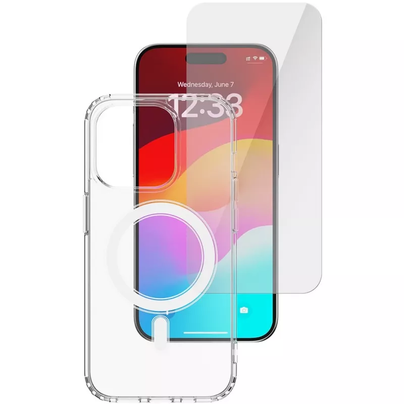 Shell-Hülle 4smarts 540606 für iPhone 15 Plus Transparent 17 cm