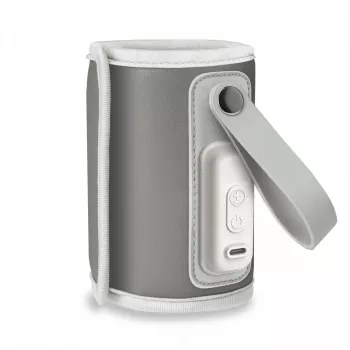 Flaschenwärmer Lionelo Thermup Go Grau – tragbarer Flaschenwärmer für Babynahrung