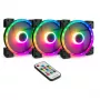 INTER-TECH Argus RGB-Lüfter-Set RS-14 140mm ARGB 3er-Pack Schwarz