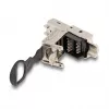 DeLOCK RJ45-Stecker feldkonfektionierbar Cat.6A werkzeugfrei silber Stecker