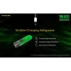 Schlüsselanhänger-Taschenlampe Nitecore TIKI GITD Grau — USB wiederaufladbar, 1 lm, 55 mm, 12 g, IP66