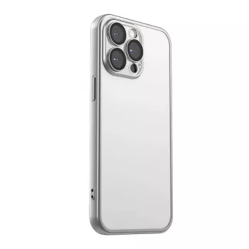 Schutzhülle Joyroom JR-15Q2 mattgrau für iPhone 15 Pro, schlanke Schutzhülle mit präzisen Aussparungen