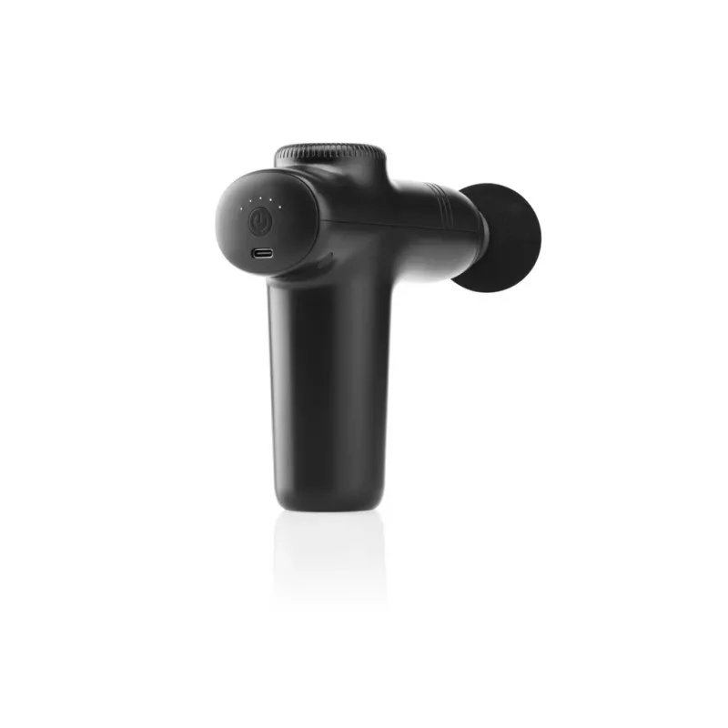 Percussion Mini-Massagepistole ETA ETA166090000 — handlicher kompakter Massagegerät, 5 Leistungsstufen, schwarz