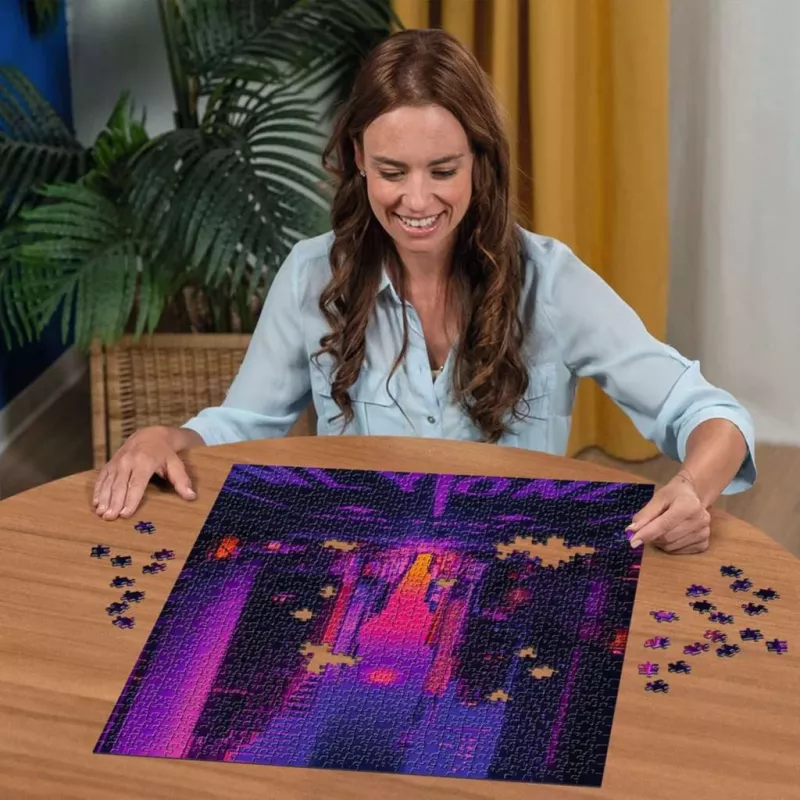 Puzzle Ravensburger New York in Neon, 1000 Teile, Erwachsenenpuzzle