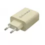 Ladegerät Tellur TLL151321 Type-C PD20W USB QC3.0, 20W PD und QC3.0 Schnellladung