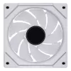 120mm Lian Li UNI FAN SL-INF Wireless ARGB PWM — Weiß, modulares magnetisches Lüftersystem
