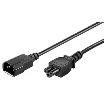Microconnect PE080610 Stromkabel Schwarz 1 m C14-Kupplung C5-Kupplung