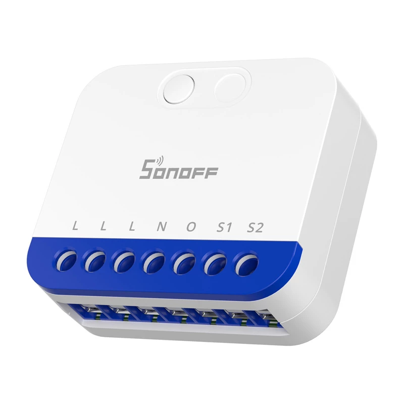 Smart Mini-WLAN-Dimmer-Controller Sonoff MINI‑DIM — kompaktes Unterputz-Modul zum Dimmen von LED/Licht, Matter-kompatibel