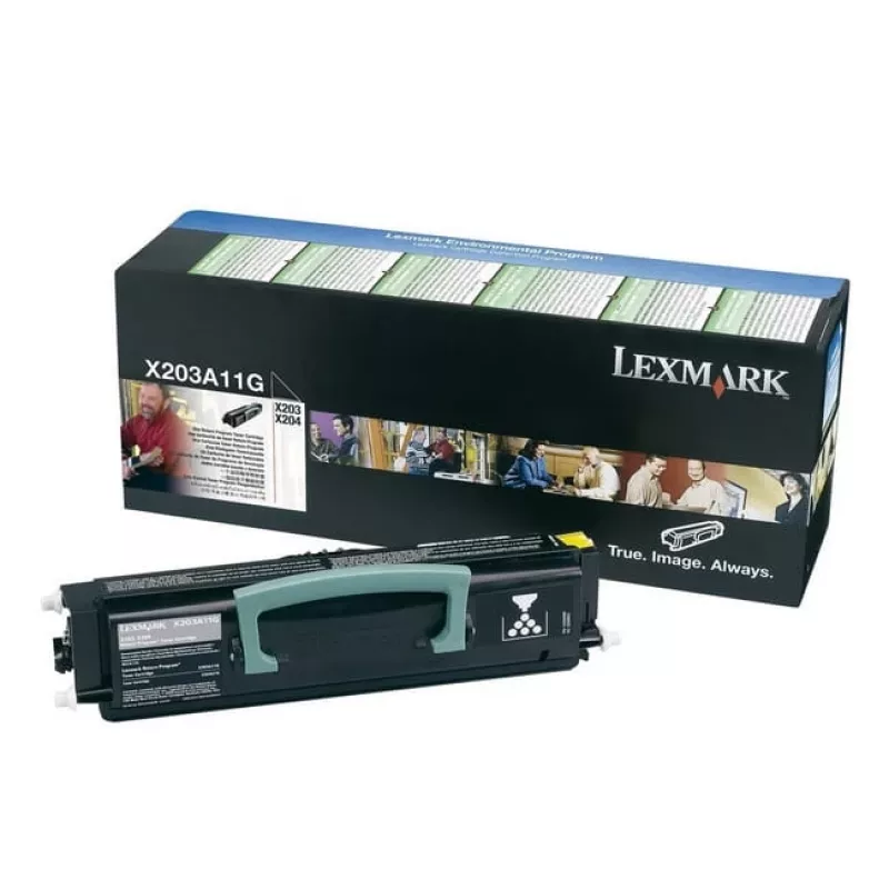Lexmark Toner X203A11G - Schwarz - Kapazität: 2.500 Seiten (X203A11G)