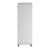 Rack-Schrank LANBERG FF01-8047-12SL 47U 800x1000 mm grau mit vorderen und hinteren Glastüren und Platz für LCD-Panel
