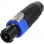 Neutrik Kabelstecker, Schwarz, 4-polig (NLT4FXX-BAG)