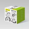 Wasserkocher Maestro MR-1302-WG 2,5 L, Edelstahlgehäuse, weiß, klappbare Pfeife