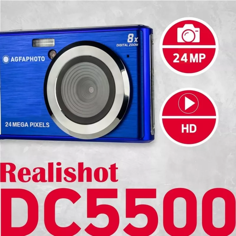 Realishot DC5500 Kompaktkamera 24 MP CMOS 5616 x 3744 Pixel Blau (DC5500BL)