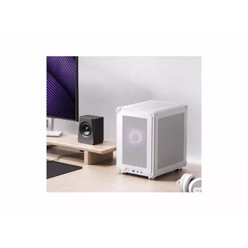 Computergehäuse Jonsbo C6 ITX Gehäuse weiß