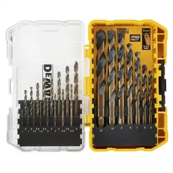 23-TLG. SCHWARZ & GOLD METALLBOHRERSET DT70729-QZ