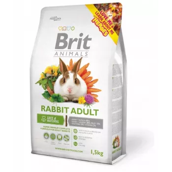 BRIT Animals Kaninchen Adult Complete - Kaninchenfutter - 1,5 kg