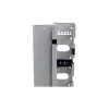 ALL-S0002115, Kabelmanagementpanel, grau, 22U, 48,3 cm 19 Zoll, 960 mm