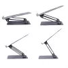 Laptop-Ständer MEDIA-TECH MT2661 — höhenverstellbar, faltbares Aluminium-Design für Notebooks bis 17 Zoll