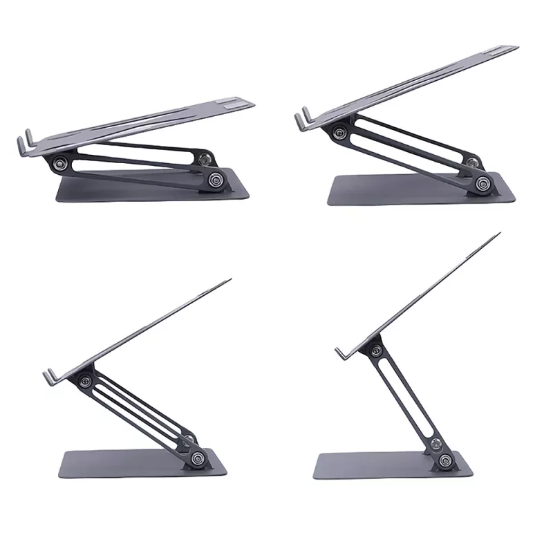 Laptop-Ständer MEDIA-TECH MT2661 — höhenverstellbar, faltbares Aluminium-Design für Notebooks bis 17 Zoll