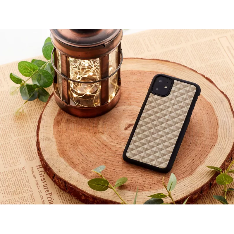 Smartphone-Hülle man and wood iPhone 11 Armor Schwarz — Schutzcover für iPhone 11